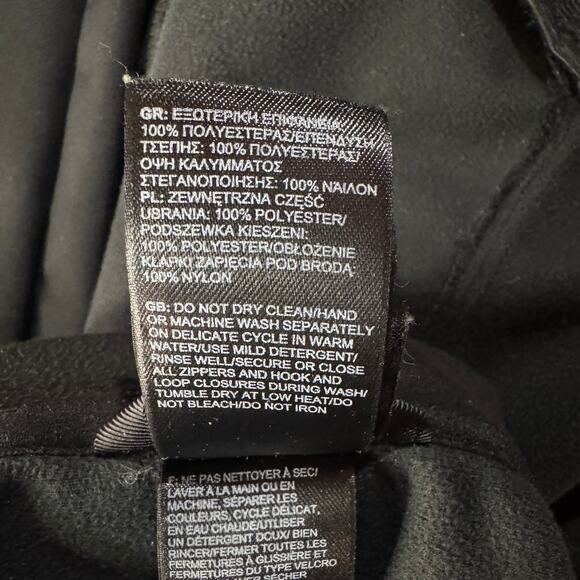 The North Face Womens Small Jacket Full-Zip Pockets Mock Neck Cinch Waist Black - Picture 16 of 16